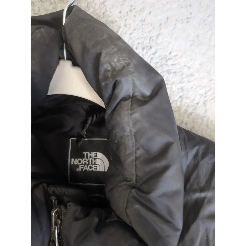 The North Face Nuptse Puffer‎ Vest Men's Medium 700 Goose Down Black Zip A188